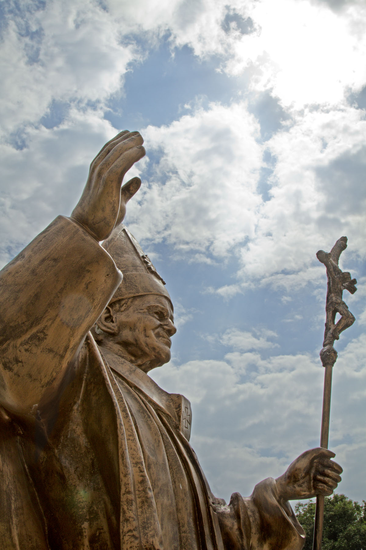 Statue of Pope John Paul II